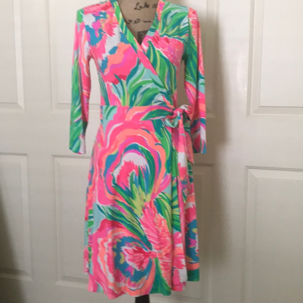 Lilly Pulitzer wrap dress